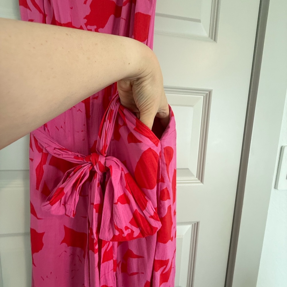 Vineyard Vines Pink Floral Maxi jumpsuit - Picture 8 of 8